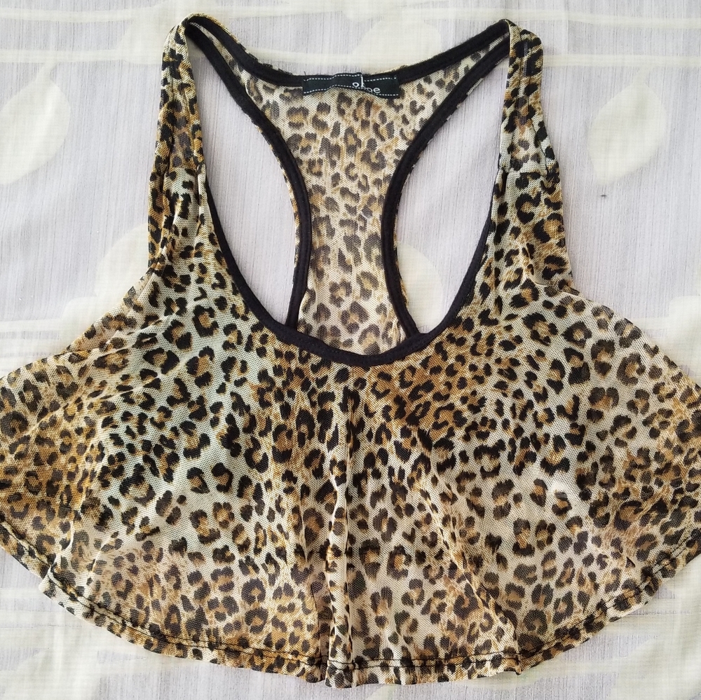 Racer back half top
